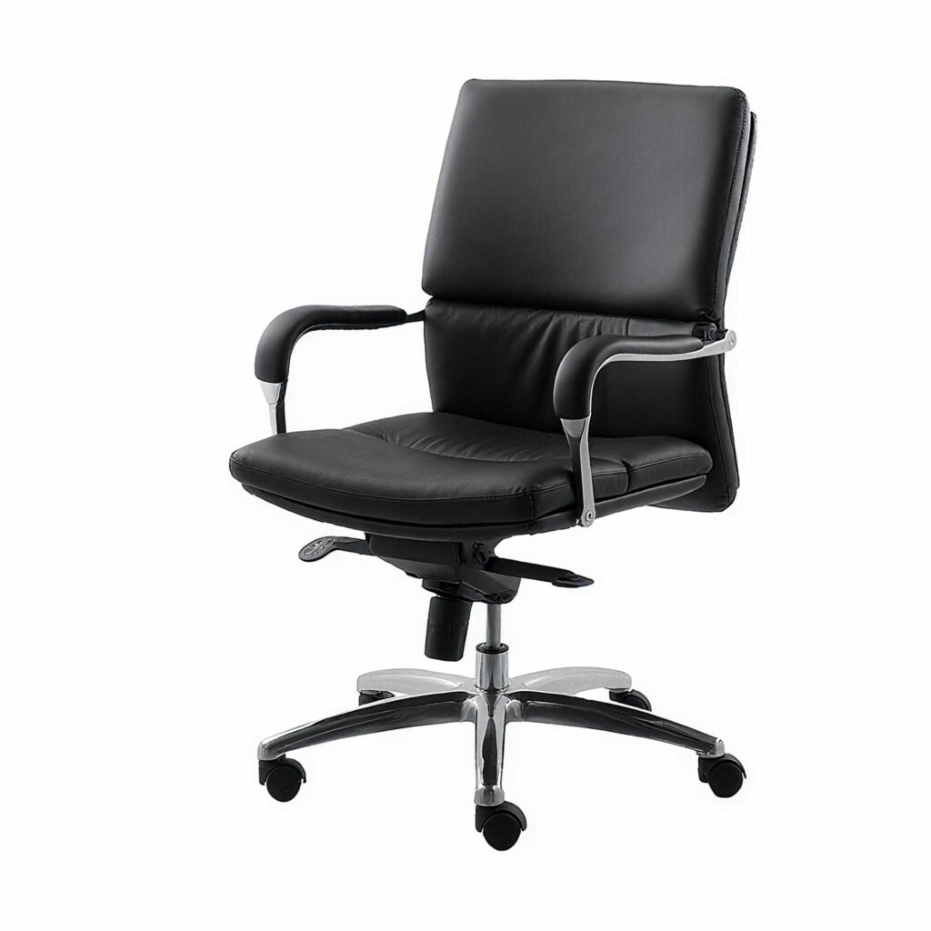 luksuzna kozna kancelarijska fotelja